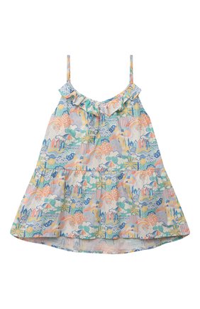 Детское блуза BONPOINT разноцветного цвета, арт. S01GBLWO1403(680)_842323 | Фото 2 (Рукава: Короткие)