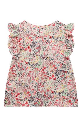 Детское блуза BONPOINT разноцветного цвета, арт. S01GBLWO0401(528)_843450 | Фото 2 (Рукава: Короткие)