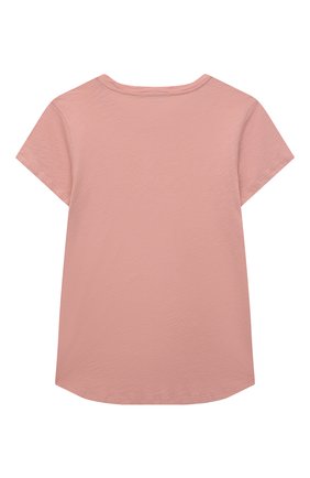 Детская хлопковая футболка BONPOINT розового цвета, арт. S01GTSKN0102(124)_843695 | Фото 2 (Материал внешний: Хлопок; Рукава: Короткие; Ростовка одежда: 12 лет | 152 см)
