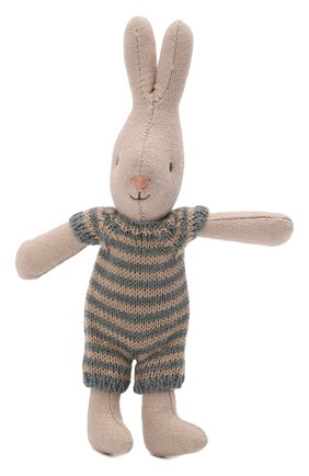 Детского игрушка  кролик микро MAILEG синего цвета, арт. 16-1023-00 | Фото 1