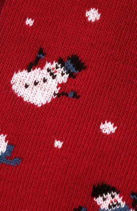 Детские хлопковые носки LA PERLA красного цвета, арт. 46320/1-2 | Фото 2 (Материал: Хлопок, Текстиль; Кросс-КТ: Носки)