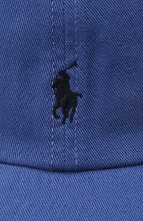 Детская хлопковая бейсболка POLO RALPH LAUREN синего цвета по цене 3820 руб., арт. 323785653 | Фото 3 Детская хлопковая бейсболка POLO RALPH LAUREN синего цвета, арт. 323785653 | Фото 3 (Материал: Текстиль, Хлопок)