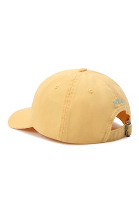 Детская хлопковая бейсболка POLO RALPH LAUREN желтого цвета по цене 0 руб., арт. 322785653 | Фото 2 Детская хлопковая бейсболка POLO RALPH LAUREN желтого цвета, арт. 322785653 | Фото 2 (Материал: Текстиль, Хлопок)