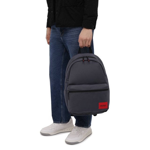 Текстильный рюкзак HUGO 50455562, цвет серый, размер NS - фото 2