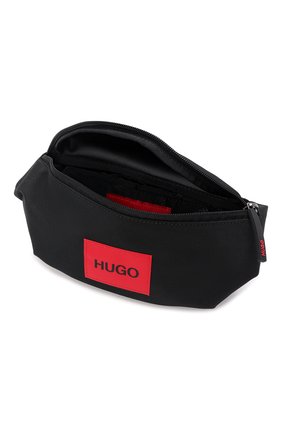 Мужская текстильная поясная сумка HUGO черного цвета по цене 13550 руб., арт. 50455547 | Фото 5 Мужская текстильная поясная сумка HUGO черного цвета, арт. 50455547 | Фото 5 (Случай: Повседневный; Размер: medium; Ремень/цепочка: На ремешке; Материал: Текстиль)