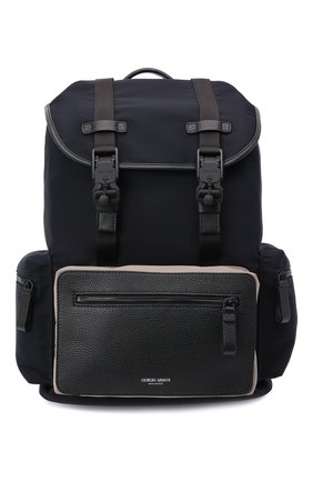 Мужской комбинированный рюкзак GIORGIO ARMANI темно-синего цвета по цене 117500 руб., арт. Y20133/YI68E | Фото 1 Мужской комбинированный рюкзак GIORGIO ARMANI темно-синего цвета, арт. Y20133/YI68E | Фото 1 (Материал: Текстиль; Размер: large)
