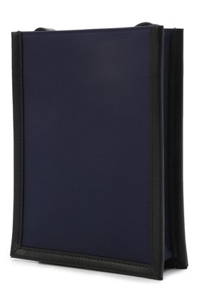 Мужская комбинированная сумка edge mini ALEXANDER MCQUEEN темно-синего цвета, арт. 668592/1AAEZ | Фото 4 (Размер: mini; Ремень/цепочка: На ремешке; Материал: Текстиль)