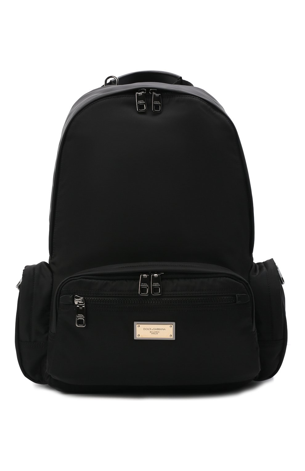 Мужской текстильный рюкзак nero sicilia dna DOLCE & GABBANA черного цвета, арт. BM1961/AY139 | Фото 1 (Материал: Текстиль; Стили: Кэжуэл; Размер: large)