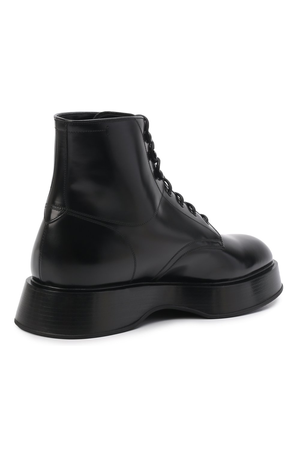 Мужские кожаные ботинки michelangelo DOLCE & GABBANA черного цвета, арт. A60419/A1203 | Фото 5 (Материал внешний: Кожа; Мужское Кросс-КТ: Ботинки-обувь, Байкеры-обувь; Материал внутренний: Натуральная кожа; Материал утеплителя: Без утеплителя; Подошва: Массивная; Длина стельки: 24,5, 25,3, 25,7, 26,1, 26,5, 26,9, 27,3, 27,7, 28,1, 28,5, 28,9, 29,3, 30,1)