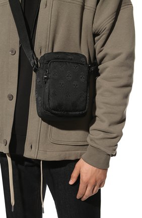 Мужская текстильная сумка urban mini ALEXANDER MCQUEEN черного цвета, арт. 683112/1AAE5 | Фото 2 (Размер: mini; Ремень/цепочка: На ремешке; Материал: Текстиль)