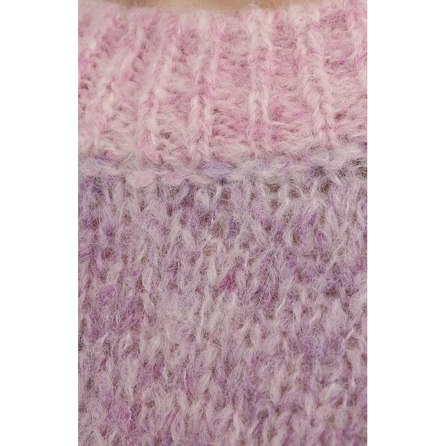 Шерстяной свитер BOSS 50463963, цвет розовый, размер 50 - фото 5