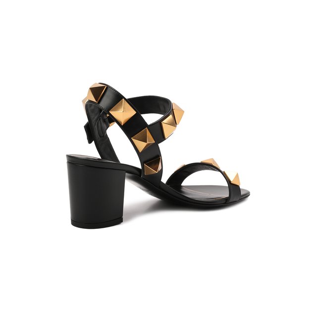 фото Кожаные босоножки roman stud valentino