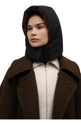 Женского утепленный капюшон KASSL EDITIONS черного цвета по цене 17950 руб., арт. H0L21A07300001 | Фото 2 Женского утепленный капюшон KASSL EDITIONS черного цвета, арт. H0L21A07300001 | Фото 2 (Материал: Синтетический материал, Текстиль)