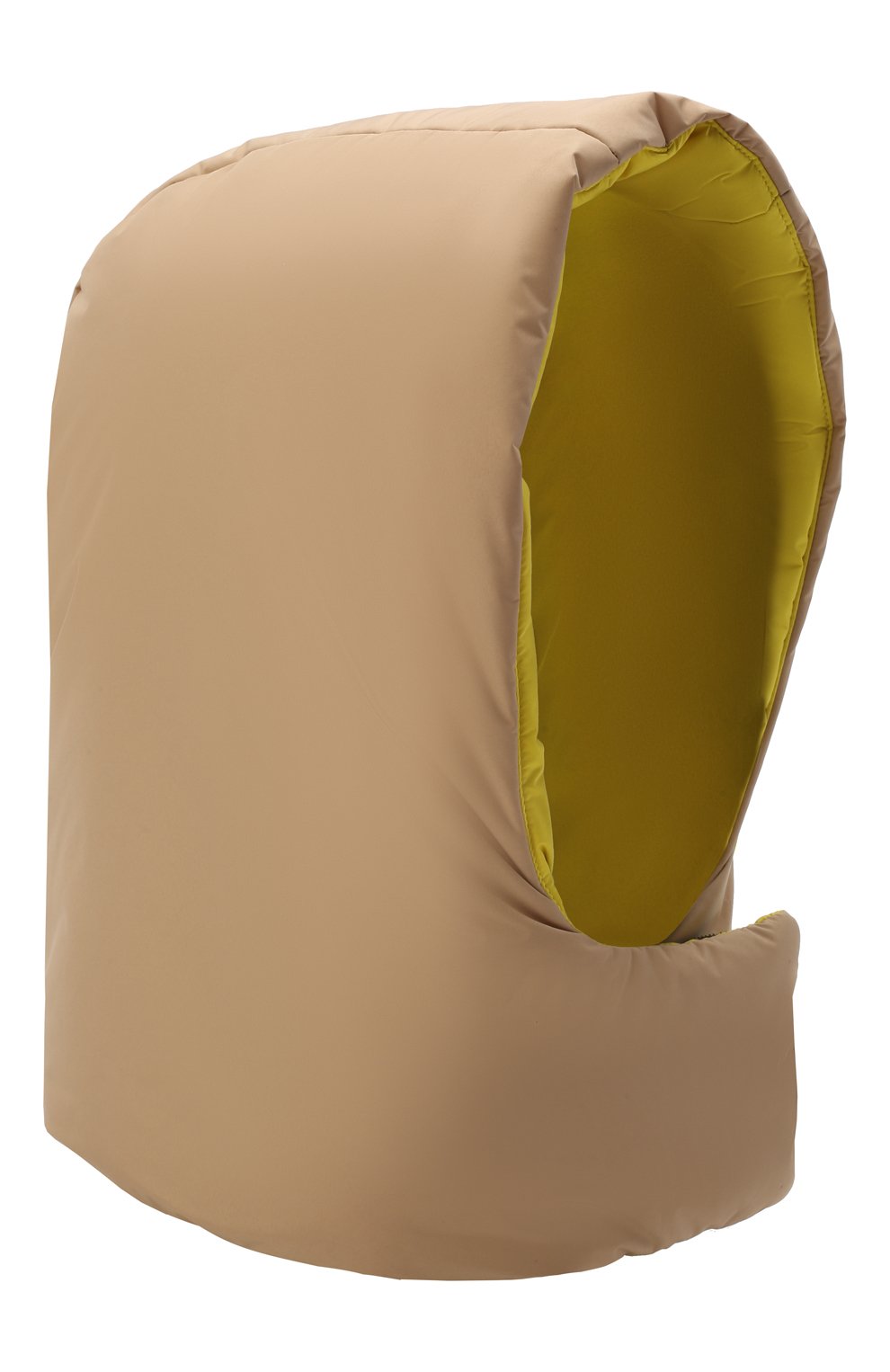 Женского утепленный капюшон KASSL EDITIONS бежевого цвета, арт. H0L21A07300085 | Фото 1 (Материал: Текстиль, Синтетический материал)