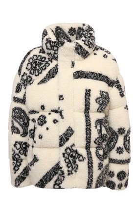 Женский пуховик baden 8 moncler palm angels MONCLER GENIUS кремвого цвета по цене 125500 руб., арт. G2-09L-1A000-22-M1361 | Фото 1 Женский пуховик baden 8 moncler palm angels MONCLER GENIUS кремвого цвета, арт. G2-09L-1A000-22-M1361 | Фото 1 (Рукава: Длинные; Материал утеплителя: Пух и перо; Материал внешний: Шерсть, Синтетический материал; Материал подклада: Синтетический материал; Длина (верхняя одежда): Короткие; Стили: Спорт-шик; Кросс-КТ: Пуховик, Куртка)