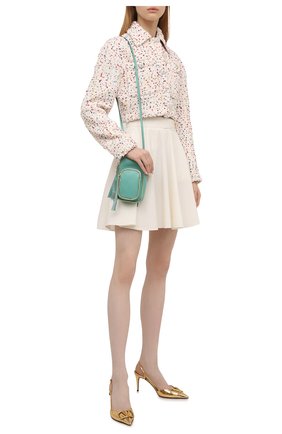 Женская юбка REDVALENTINO молочного цвета по цене 37100 руб., арт. XR3RAI05/69K | Фото 2 Женская юбка REDVALENTINO молочного цвета, арт. XR3RAI05/69K | Фото 2 (Материал внешний: Шерсть, Синтетический материал; Длина Ж (юбки, платья, шорты): Мини; Стили: Романтичный; Женское Кросс-КТ: Юбка-одежда)