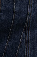 Женская джинсовая юбка ALEXANDER MCQUEEN темно-синего цвета, арт. 687394/QMABP | Фото 5 (Стили: Гламурный; Кросс-КТ: Деним; Региональные ограничения белый список (Axapta Mercury): RU; Женское Кросс-КТ: Юбка-одежда; Материал внешний: Хлопок, Деним; Длина Ж (юбки, платья, шорты): Миди)