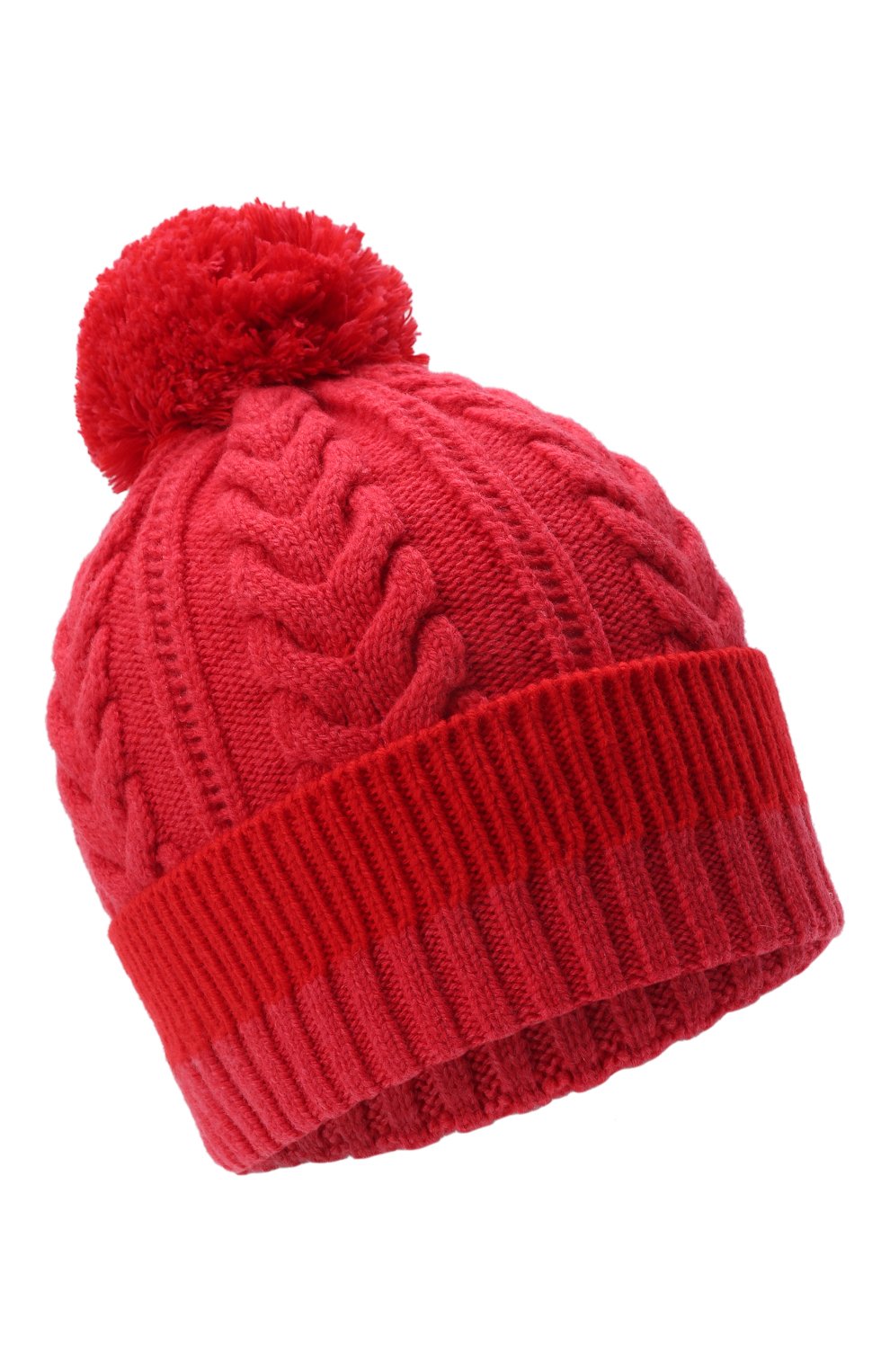Женская шерстяная шапка ALEXANDER MCQUEEN красного цвета, арт. 685989/3200Q | Фото 1 (Материал: Текстиль, Шерсть; Региональные ограничения белый список (Axapta Mercury): RU)