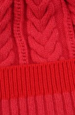 Женская шерстяная шапка ALEXANDER MCQUEEN красного цвета, арт. 685989/3200Q | Фото 4 (Материал: Текстиль, Шерсть; Региональные ограничения белый список (Axapta Mercury): RU)