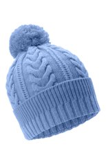 Женская шерстяная шапка ALEXANDER MCQUEEN голубого цвета, арт. 685989/3200Q | Фото 1 (Материал: Текстиль, Шерсть; Региональные ограничения белый список (Axapta Mercury): RU)