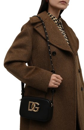 Женская сумка 3.5 small DOLCE & GABBANA черного цвета по цене 82700 руб., арт. BB7095/AW576 | Фото 2 Женская сумка 3.5 small DOLCE & GABBANA черного цвета, арт. BB7095/AW576 | Фото 2 (Размер: small; Материал: Натуральная кожа; Ремень/цепочка: На ремешке; Сумки-технические: Сумки через плечо)