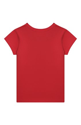 Детская хлопковый свитшот POLO RALPH LAUREN красного цвета, арт. 311856392 | Фото 2 (Материал внешний: Хлопок; Рукава: Короткие; Ростовка одежда: 18 мес | 86 см, 3 года | 98 см, 4 года | 104 см)