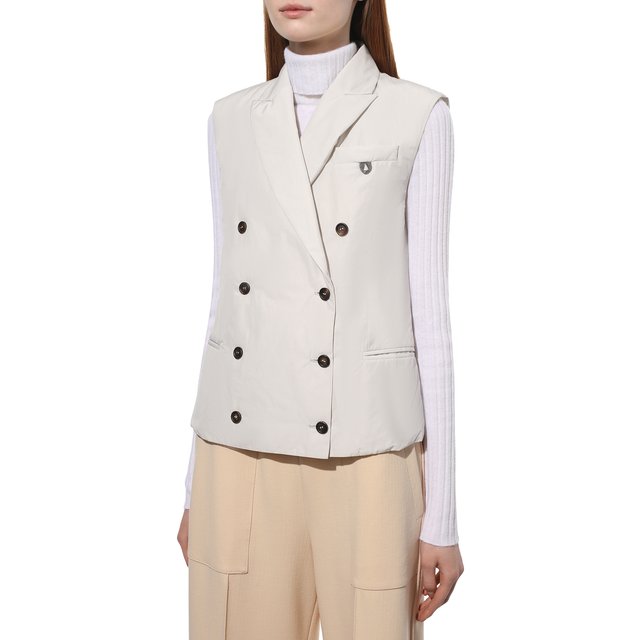 фото Утепленный жилет brunello cucinelli