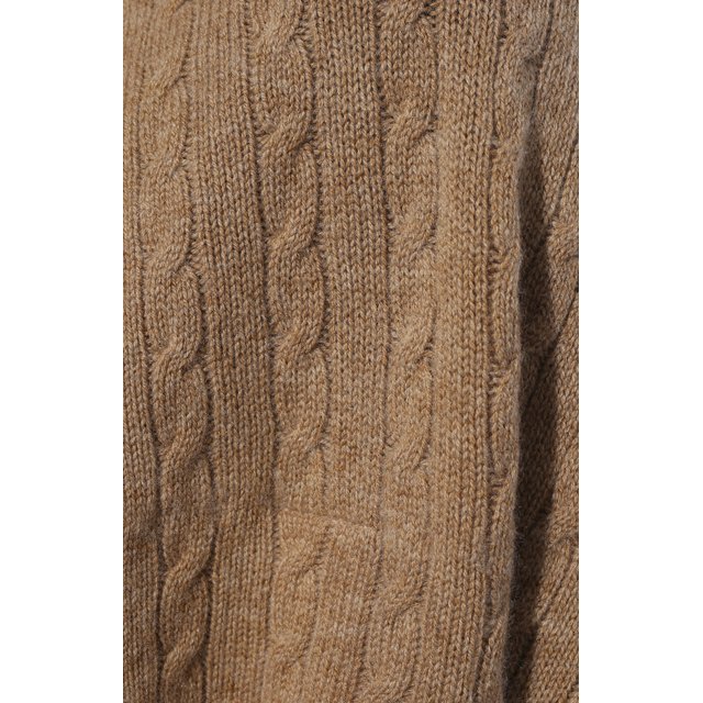 Кардиган из шерсти и кашемира Polo Ralph Lauren 211856738, цвет бежевый, размер 42 - фото 5