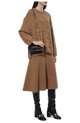 Женская юбка VIKA GAZINSKAYA темно-бежевого цвета по цене 47790 руб., арт. FW22-1823-800 | Фото 2 Женская юбка VIKA GAZINSKAYA темно-бежевого цвета, арт. FW22-1823-800 | Фото 2 (Длина Ж (юбки, платья, шорты): Миди; Женское Кросс-КТ: Юбка-одежда; Материал внешний: Синтетический материал, Шерсть; Стили: Минимализм)