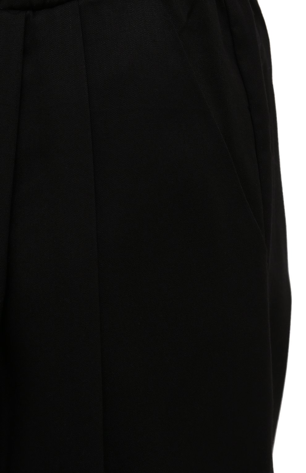 Мужские брюки LIMITATO черного цвета, арт. 0CEANS/L0UNGE PANTS | Фото 5 (Длина (брюки, джинсы): Стандартные; Случай: Повседневный; Стили: Минимализм; Материал внешний: Растительное волокно)