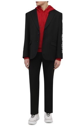 Мужской хлопковое худи DOLCE & GABBANA красного цвета по цене 59950 руб., арт. G90V2T/FU7DU | Фото 2 Мужской хлопковое худи DOLCE & GABBANA красного цвета, арт. G90V2T/FU7DU | Фото 2 (Длина (для топов): Стандартные; Рукава: Длинные; Материал внешний: Хлопок; Мужское Кросс-КТ: Худи-одежда; Принт: Без принта; Стили: Спорт-шик)