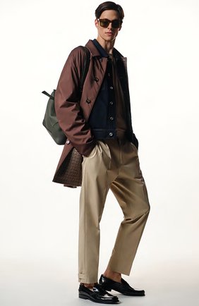 Мужская джинсовая куртка BRIONI темно-синего цвета, арт. SLRR0L/P1D03 | Фото 6 (Кросс-КТ: Куртка, Деним; Рукава: Длинные; Материал внешний: Хлопок, Деним; Длина (верхняя одежда): Короткие; Стили: Кэжуэл)