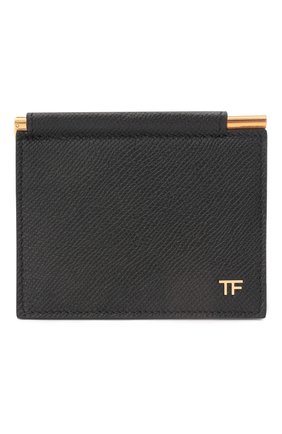 Мужской кожаный зажим для денег TOM FORD черного цвета по цене 56850 руб., арт. YM340T-LCL081 | Фото 1 Мужской кожаный зажим для денег TOM FORD черного цвета, арт. YM340T-LCL081 | Фото 1 (Материал: Натуральная кожа)