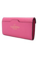 Женские кожаный кошелек VALENTINO розового цвета, арт. XW2P0W68/XVD | Фото 2 (Материал: Натуральная кожа)