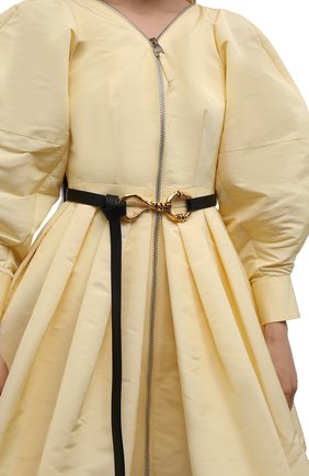 Женский кожаный ремень ALEXANDER MCQUEEN черного цвета по цене 86200 руб., арт. 688021/1BRF1 | Фото 2 Женский кожаный ремень ALEXANDER MCQUEEN черного цвета, арт. 688021/1BRF1 | Фото 2