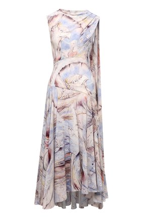 Женское шелковое платье ALEXANDER MCQUEEN разноцветного цвета по цене 354000 руб., арт. 687993/QCAEV | Фото 1 Женское шелковое платье ALEXANDER MCQUEEN разноцветного цвета, арт. 687993/QCAEV | Фото 1 (Материал подклада: Синтетический материал; Материал внешний: Шелк; Длина Ж (юбки, платья, шорты): Миди; Женское Кросс-КТ: Платье-одежда; Случай: Повседневный; Стили: Романтичный; Региональные ограничения белый список (Axapta Mercury): RU; Рукава: Без рукавов)