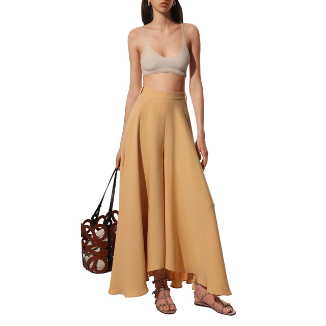 фото Кожаные сандалии rockstud valentino