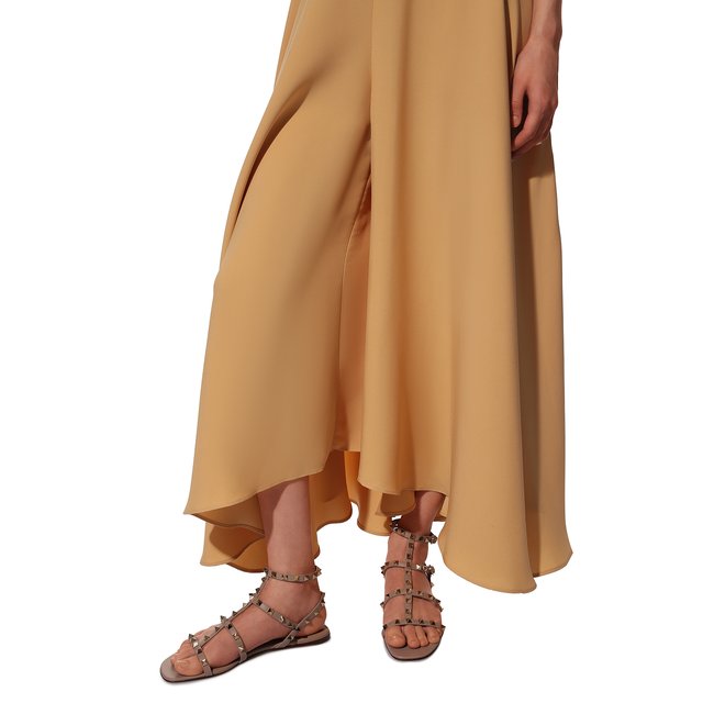 фото Кожаные сандалии rockstud valentino