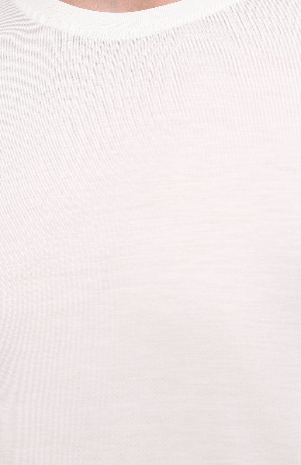 Мужская футболка LIMITATO белого цвета, арт. L0UCHE/RELAXED TEE | Фото 5 (Принт: Без принта; Рукава: Короткие; Длина (для топов): Стандартные; Материал внешний: Лиоцелл, Растительное волокно; Стили: Кэжуэл)