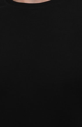 Мужская футболка LIMITATO черного цвета, арт. L0UCHE/RELAXED TEE | Фото 5 (Принт: Без принта; Рукава: Короткие; Длина (для топов): Стандартные; Региональные ограничения белый список (Axapta Mercury): RU; Материал внешний: Лиоцелл, Растительное волокно; Стили: Кэжуэл)