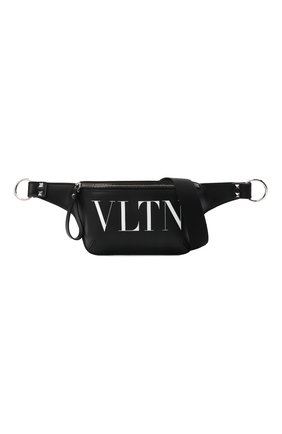 Мужская кожаная поясная сумка vltn VALENTINO черного цвета по цене 78700 руб., арт. XY2B0B34/WJW | Фото 6 Мужская кожаная поясная сумка vltn VALENTINO черного цвета, арт. XY2B0B34/WJW | Фото 6 (Случай: Повседневный; Материал: Натуральная кожа; Ремень/цепочка: На ремешке; Размер: small)