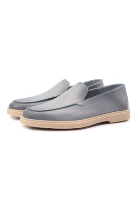 Женские кожаные лоферы yalta SANTONI голубого цвета по цене 44350 руб., арт. WUYA70035TISSLGAZ25 | Фото 1 Женские кожаные лоферы yalta SANTONI голубого цвета, арт. WUYA70035TISSLGAZ25 | Фото 1 (Материал внешний: Кожа; Материал внутренний: Натуральная кожа; Каблук высота: Низкий; Подошва: Платформа)