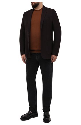 Мужской кашемировый пиджак LORO PIANA темно-бордового цвета по цене 399500 руб., арт. FAL9307 | Фото 2 Мужской кашемировый пиджак LORO PIANA темно-бордового цвета, арт. FAL9307 | Фото 2 (Материал внешний: Шерсть, Кашемир; Длина (для топов): Стандартные; Рукава: Длинные; Материал подклада: Купро; Пиджаки М: Приталенный; Случай: Повседневный; Стили: Кэжуэл; 1-2-бортные: Однобортные; Региональные ограничения белый список (Axapta Mercury): RU)