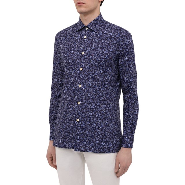 фото Хлопковая рубашка kiton