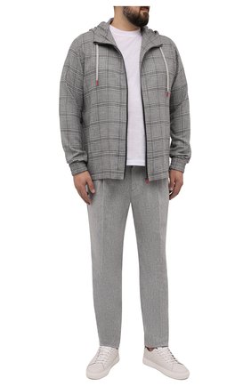 Мужской кардиган KITON серого цвета по цене 267000 руб., арт. UMC010K0614A17/3XL-8XL | Фото 2 Мужской кардиган KITON серого цвета, арт. UMC010K0614A17/3XL-8XL | Фото 2 (Рукава: Длинные; Материал внешний: Шерсть, Кашемир; Длина (для топов): Удлиненные; Мужское Кросс-КТ: Кардиган-одежда; Стили: Кэжуэл)