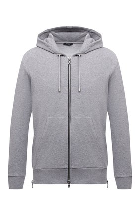 Мужской хлопковая толстовка BALMAIN серого цвета по цене 109000 руб., арт. XH1JR010/BB20 | Фото 1 Мужской хлопковая толстовка BALMAIN серого цвета, арт. XH1JR010/BB20 | Фото 1 (Рукава: Длинные; Материал внешний: Хлопок; Длина (для топов): Стандартные; Мужское Кросс-КТ: Толстовка-одежда; Стили: Спорт-шик; Региональные ограничения белый список (Axapta Mercury): RU)
