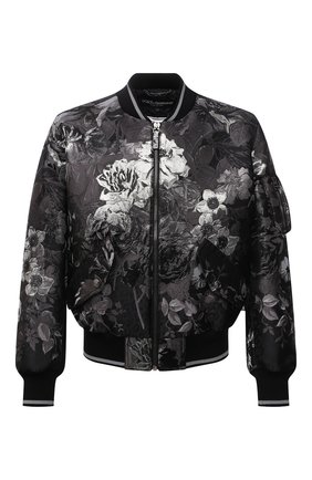 Мужской утепленный бомбер DOLCE & GABBANA темно-серого цвета по цене 239500 руб., арт. G9WR2T/FJ0A7 | Фото 1 Мужской утепленный бомбер DOLCE & GABBANA темно-серого цвета, арт. G9WR2T/FJ0A7 | Фото 1 (Материал внешний: Синтетический материал; Рукава: Длинные; Материал подклада: Синтетический материал; Длина (верхняя одежда): Короткие; Кросс-КТ: Куртка; Принт: С принтом; Мужское Кросс-КТ: утепленные куртки; Стили: Спорт-шик, Романтичный; Региональные ограничения белый список (Axapta Mercury): RU)