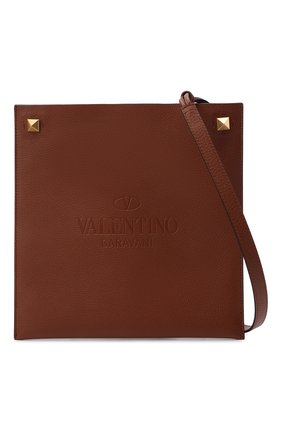 Мужская кожаная сумка identity VALENTINO коричневого цвета по цене 157500 руб., арт. XY2B0A81/ZBT | Фото 6 Мужская кожаная сумка identity VALENTINO коричневого цвета, арт. XY2B0A81/ZBT | Фото 6 (Размер: medium; Материал: Натуральная кожа; Региональные ограничения белый список (Axapta Mercury): RU; Ремень/цепочка: На ремешке)