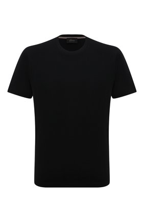 Мужская хлопковая футболка BRIONI черного цвета по цене 31500 руб., арт. UJLA0L/P1613 | Фото 1 Мужская хлопковая футболка BRIONI черного цвета, арт. UJLA0L/P1613 | Фото 1 (Длина (для топов): Стандартные; Материал внешний: Хлопок; Рукава: Короткие; Принт: Без принта; Стили: Кэжуэл, Классический; Региональные ограничения белый список (Axapta Mercury): RU)