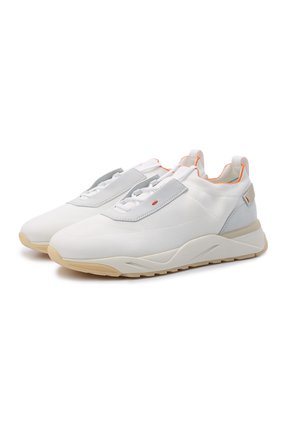 Мужские текстильные кроссовки SANTONI белого цвета по цене 51600 руб., арт. MBI021601BTTCH0DI50 | Фото 1 Мужские текстильные кроссовки SANTONI белого цвета, арт. MBI021601BTTCH0DI50 | Фото 1 (Материал внешний: Текстиль; Материал внутренний: Натуральная кожа, Текстиль; Подошва: Массивная; Материал утеплителя: Без утеплителя; Стили: Спорт; Длина стельки: 27,6, 28, 28,5, 28,9, 24,2, 24,7, 25,1, 25,5, 25,9, 26,4, 26,8, 27,2)